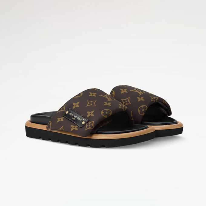 lv louis vuitton pool pillow comfort flat mule